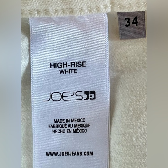 NWT JOE’S High Rise Crop Bootcut Jeans w/ Stretch Size 34 White Retail = $198 - Picture 4 of 16